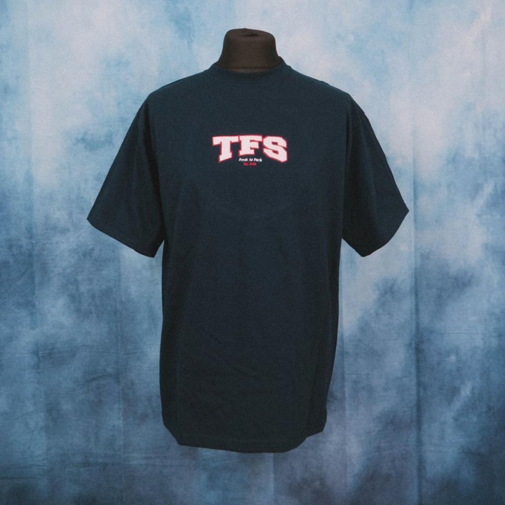 Tfs College Navy Unisex Embroidered Heavy Tshirt